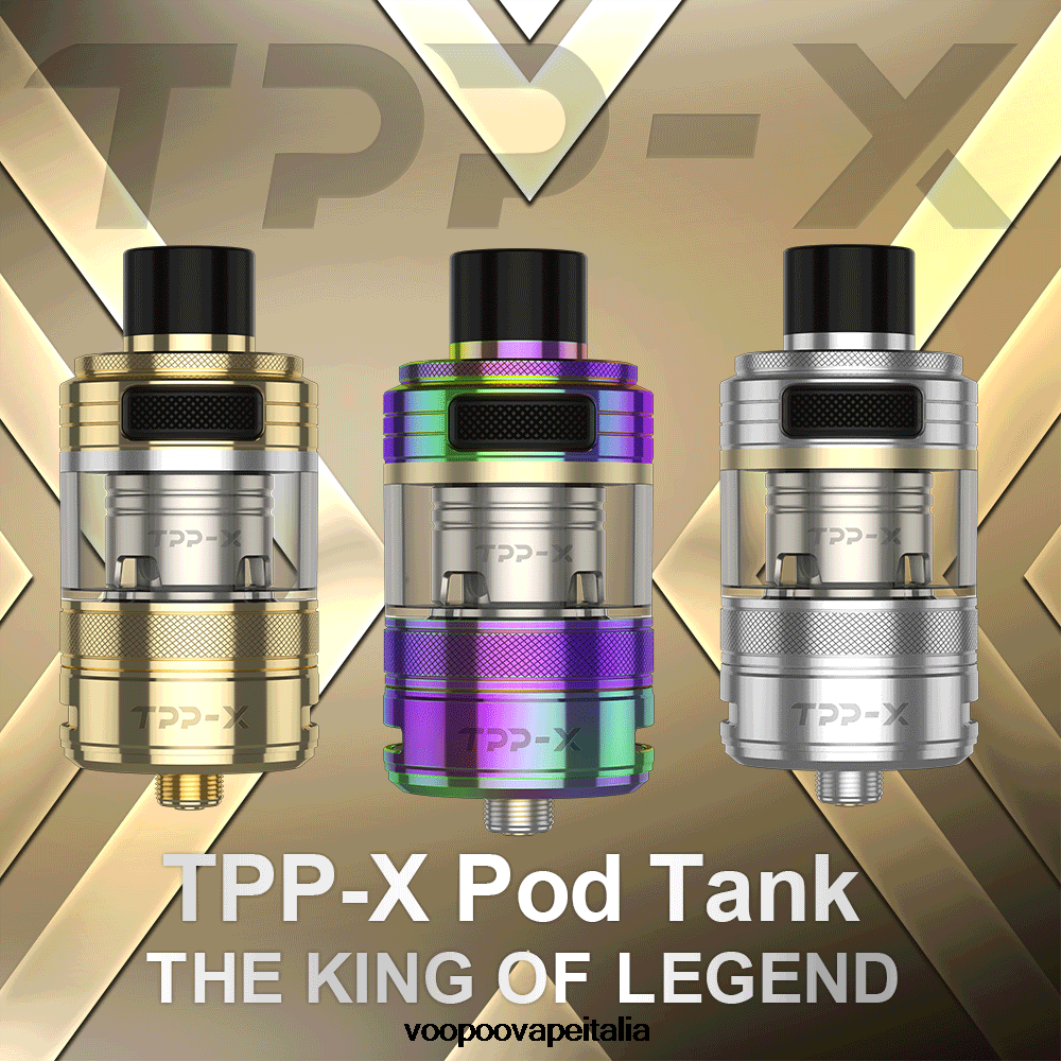 VOOPOO TPP X serbatoio della cialda arcobaleno 8V00HN514 - VOOPOO Sigaretta Elettronica Amazon