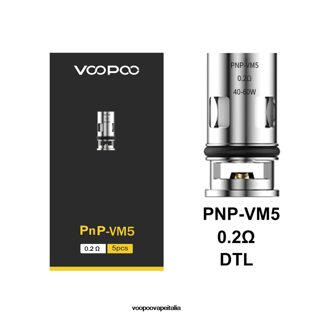 VOOPOO PNP bobine (5 pezzi) pnp-c1 8V00HN584 - VOOPOO Sigaretta Elettronica Amazon