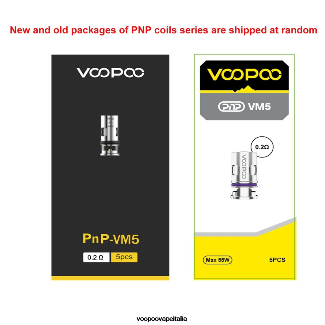 VOOPOO PNP bobine (5 pezzi) pnp-c1 8V00HN584 - VOOPOO Sigaretta Elettronica Amazon