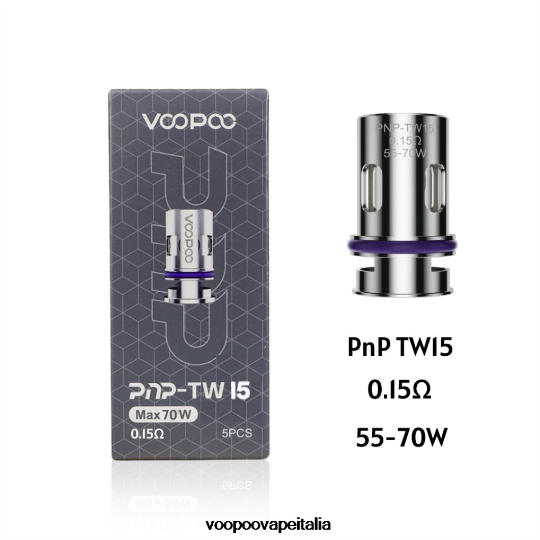 VOOPOO PNP bobine (5 pezzi) pnp-tw15 8V00HN601 - VOOPOO Vape Milano