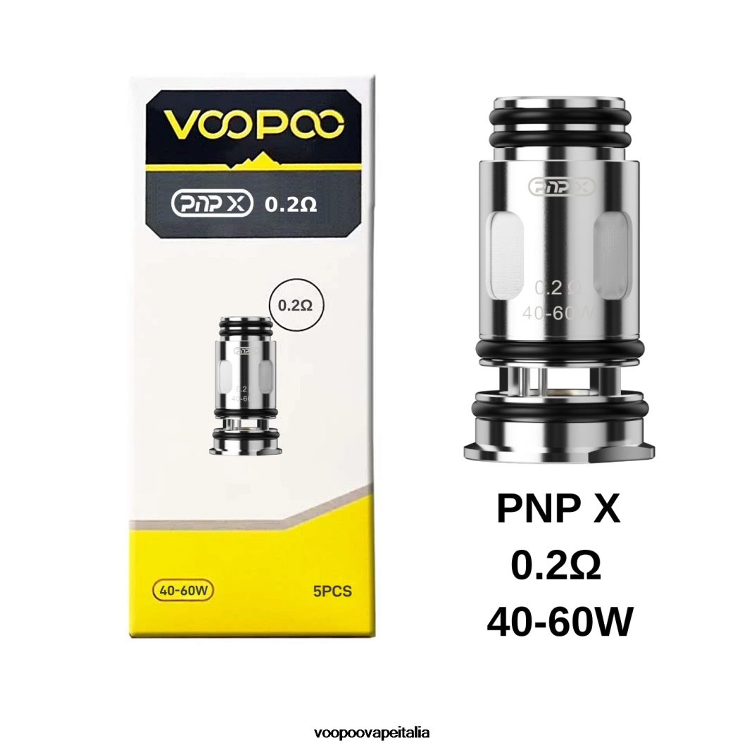 VOOPOO PNP bobine (5 pezzi) pnp x 0,2 ohm 8V00HN606 - VOOPOO Sigaretta Elettronica Piccola