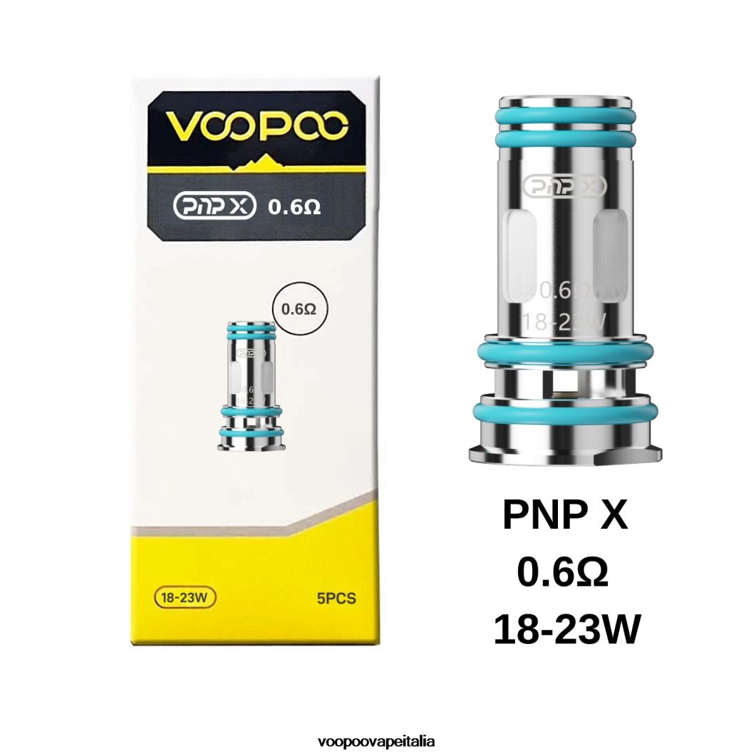 VOOPOO PNP bobine (5 pezzi) pnp x 0,6 ohm 8V00HN608 - Sigaretta Elettronica VOOPOO Doric