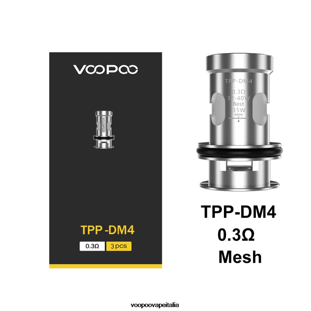 VOOPOO TPP bobine (3 pezzi) tpp-dm4 8V00HN611 - VOOPOO Vape Milano
