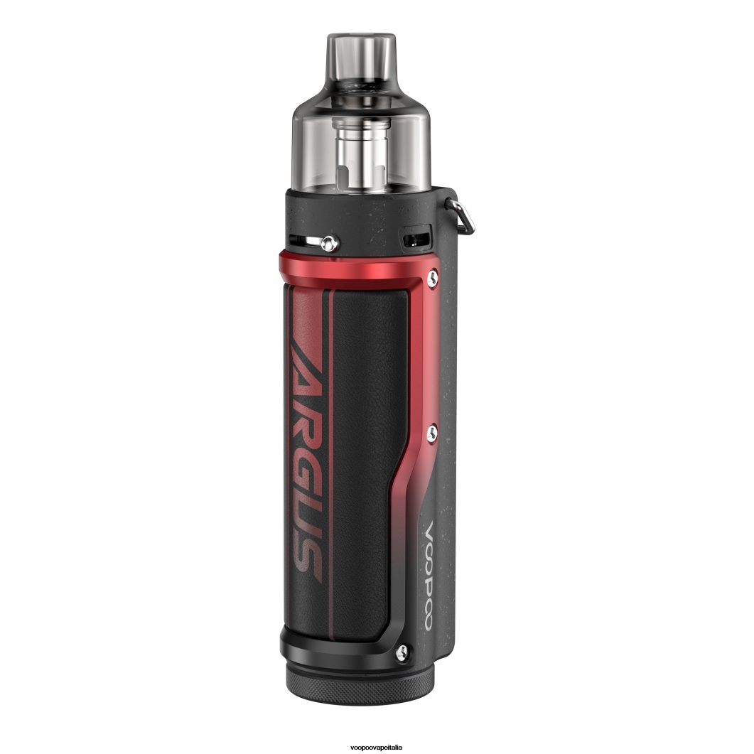 VOOPOO ARGUS PRO kit mod.pod pelle di litchi rossa 8V00HN23 - VOOPOO Sigaretta Elettronica Prezzo