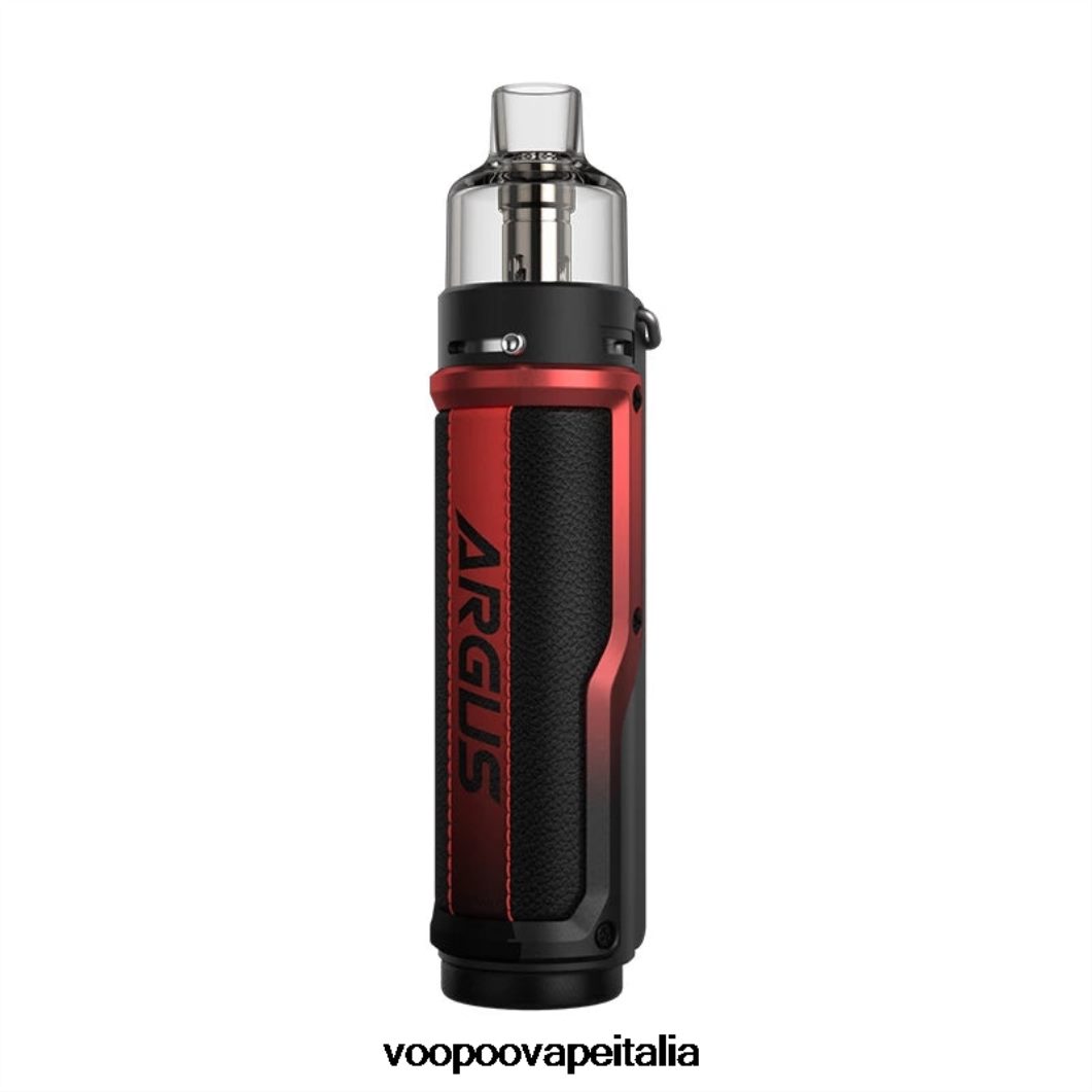VOOPOO ARGUS X kit litchi pelle-rosso 8V00HN131 - VOOPOO Vape Milano