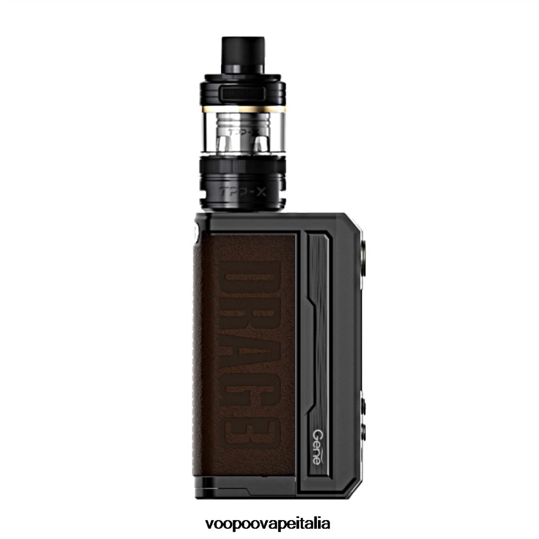 VOOPOO DRAG 3 TPP X kit mod scatola terra d'ombra nera 8V00HN273 - VOOPOO Sigaretta Elettronica Prezzo