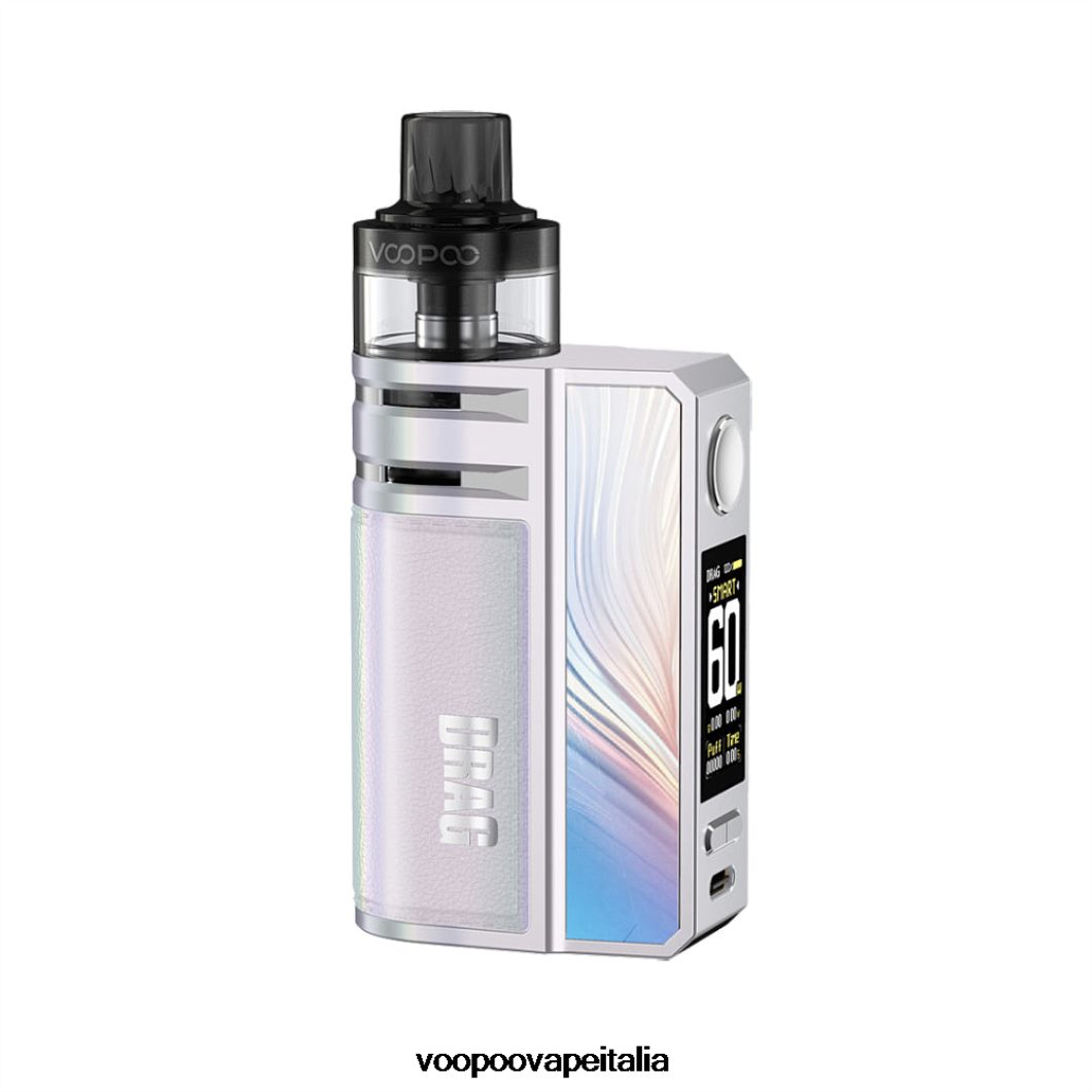 VOOPOO DRAG E60 kit cialda argento arcobaleno 8V00HN186 - VOOPOO Sigaretta Elettronica Piccola