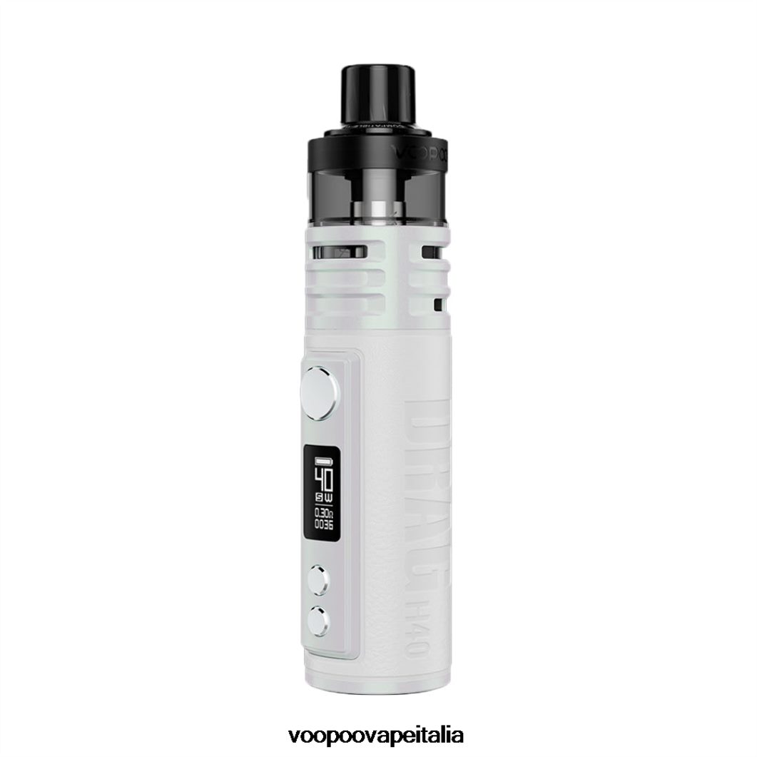 VOOPOO DRAG H40 capsula mod bianco argentato 8V00HN209 - Sigaretta Elettronica VOOPOO Drag