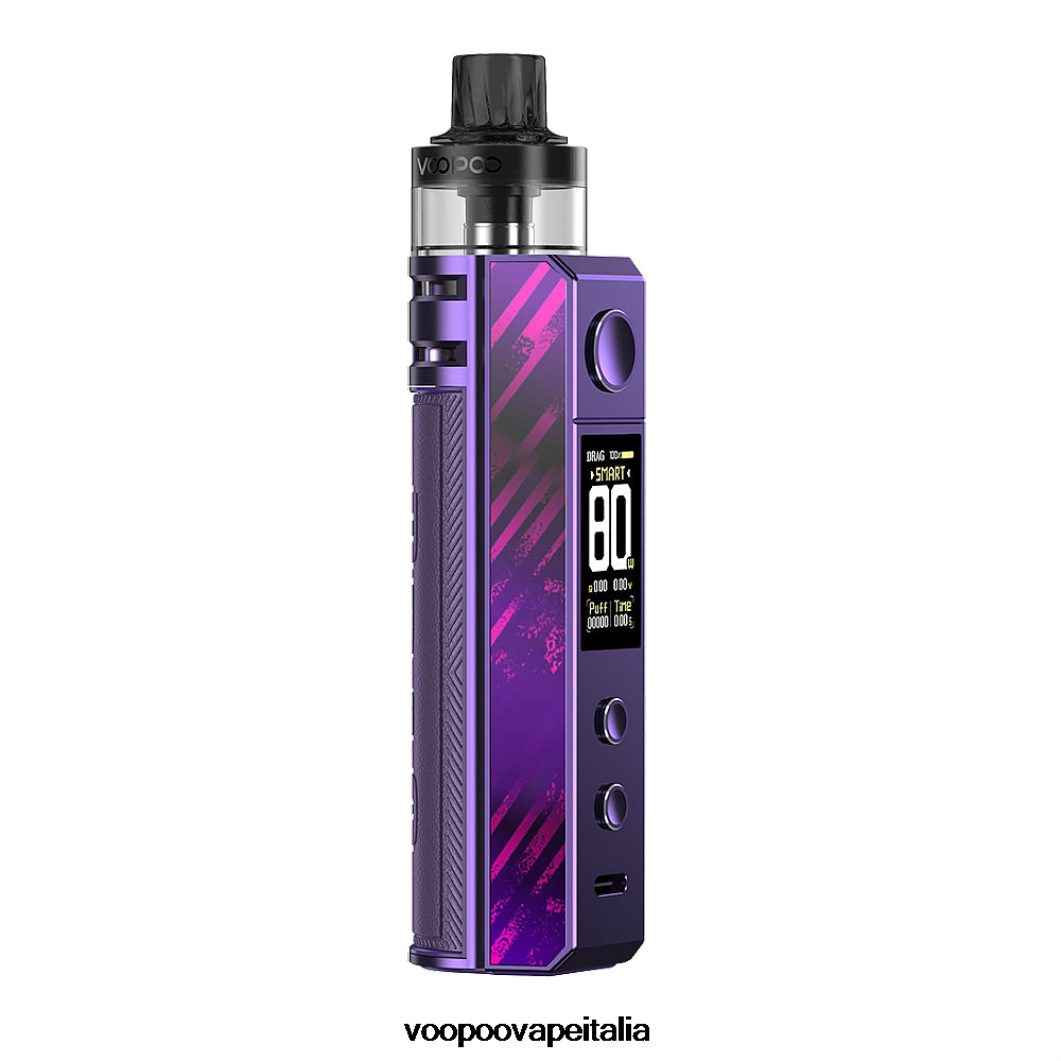 VOOPOO DRAG H80S kit cialda galassia viola 8V00HN244 - VOOPOO Sigaretta Elettronica Amazon