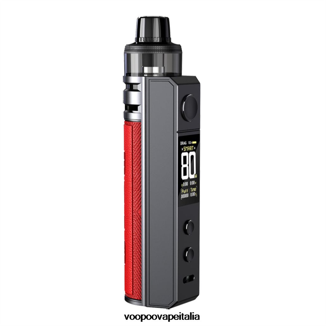 VOOPOO DRAG H80S kit cialda rosso 8V00HN241 - VOOPOO Vape Milano