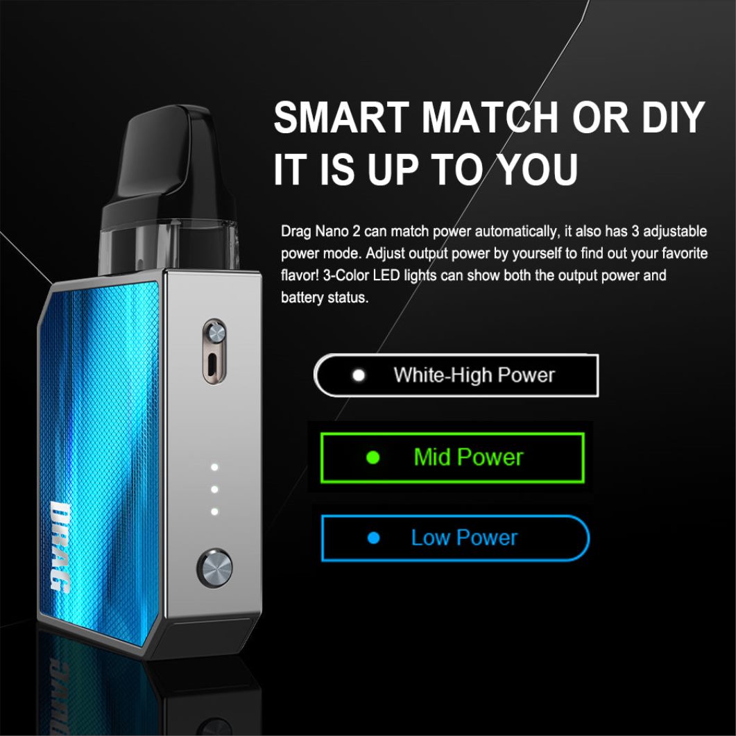 VOOPOO DRAG NANO 2 kit cialda tè verde 8V00HN152 - VOOPOO Sigaretta Elettronica