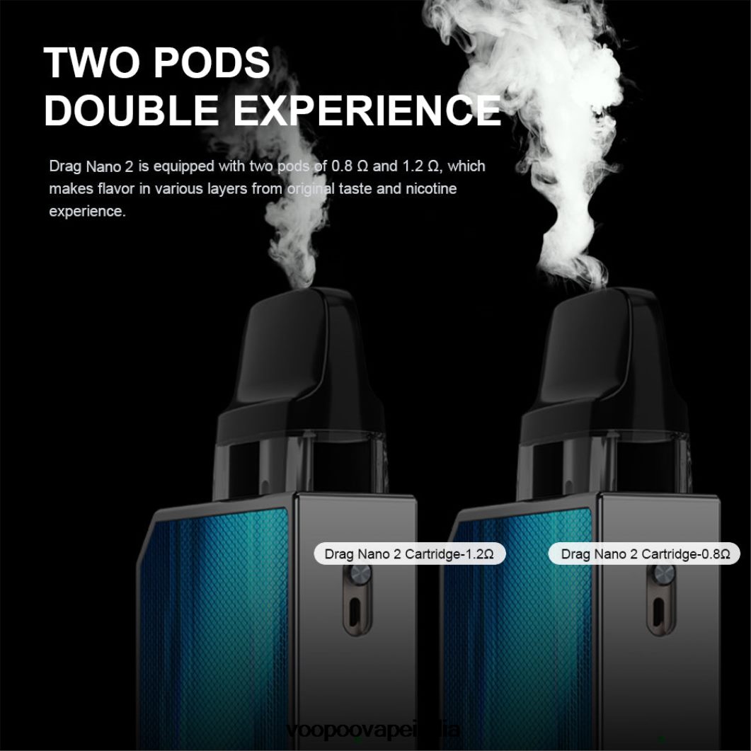 VOOPOO DRAG NANO 2 kit cialda tè verde 8V00HN152 - VOOPOO Sigaretta Elettronica