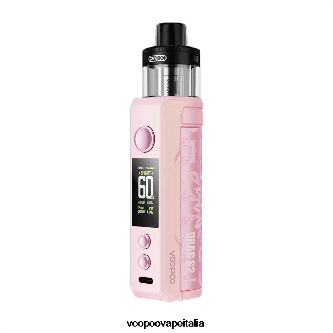 VOOPOO DRAG S2 kit mod.pod bagliore rosa 8V00HN259 - Sigaretta Elettronica VOOPOO Drag