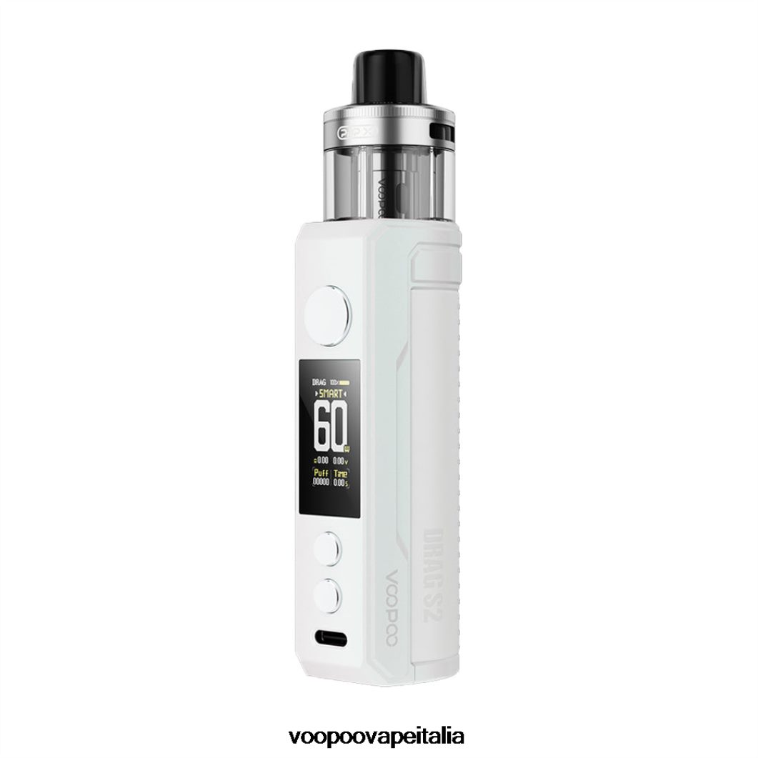 VOOPOO DRAG S2 kit mod.pod bianco perla 8V00HN257 - VOOPOO Gene Sigaretta Elettronica