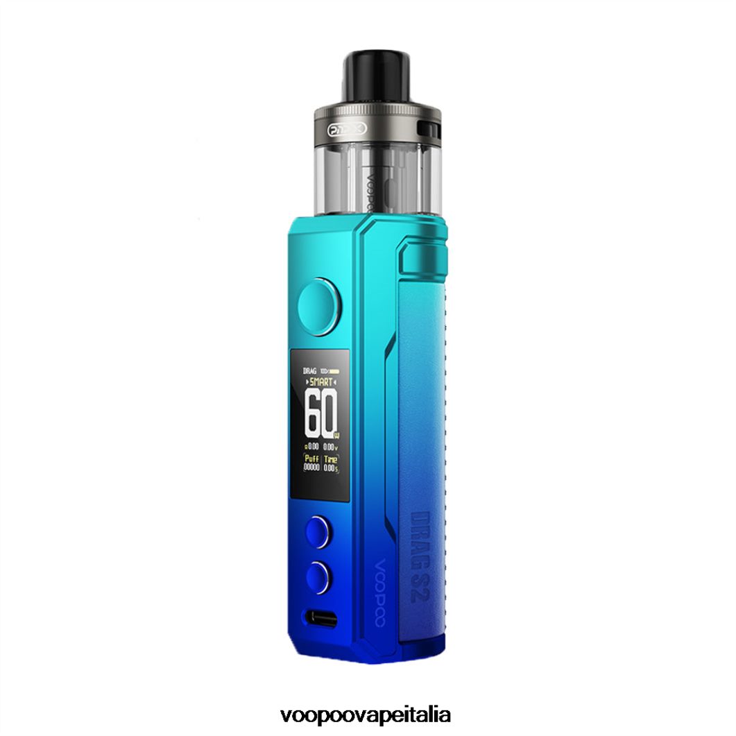 VOOPOO DRAG S2 kit mod.pod cielo blu 8V00HN156 - VOOPOO Sigaretta Elettronica Piccola