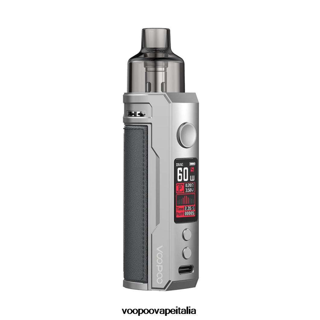 VOOPOO DRAG S kit mod.pod argento e grigio scuro 8V00HN204 - VOOPOO Sigaretta Elettronica Amazon