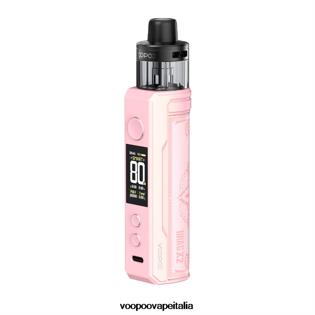 VOOPOO DRAG X2 capsula mod bagliore rosa 8V00HN232 - VOOPOO Sigaretta Elettronica