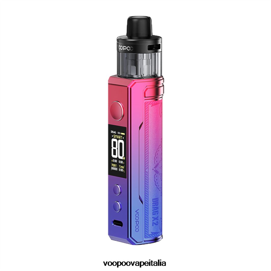 VOOPOO DRAG X2 capsula mod rosso moderno 8V00HN231 - VOOPOO Vape Milano