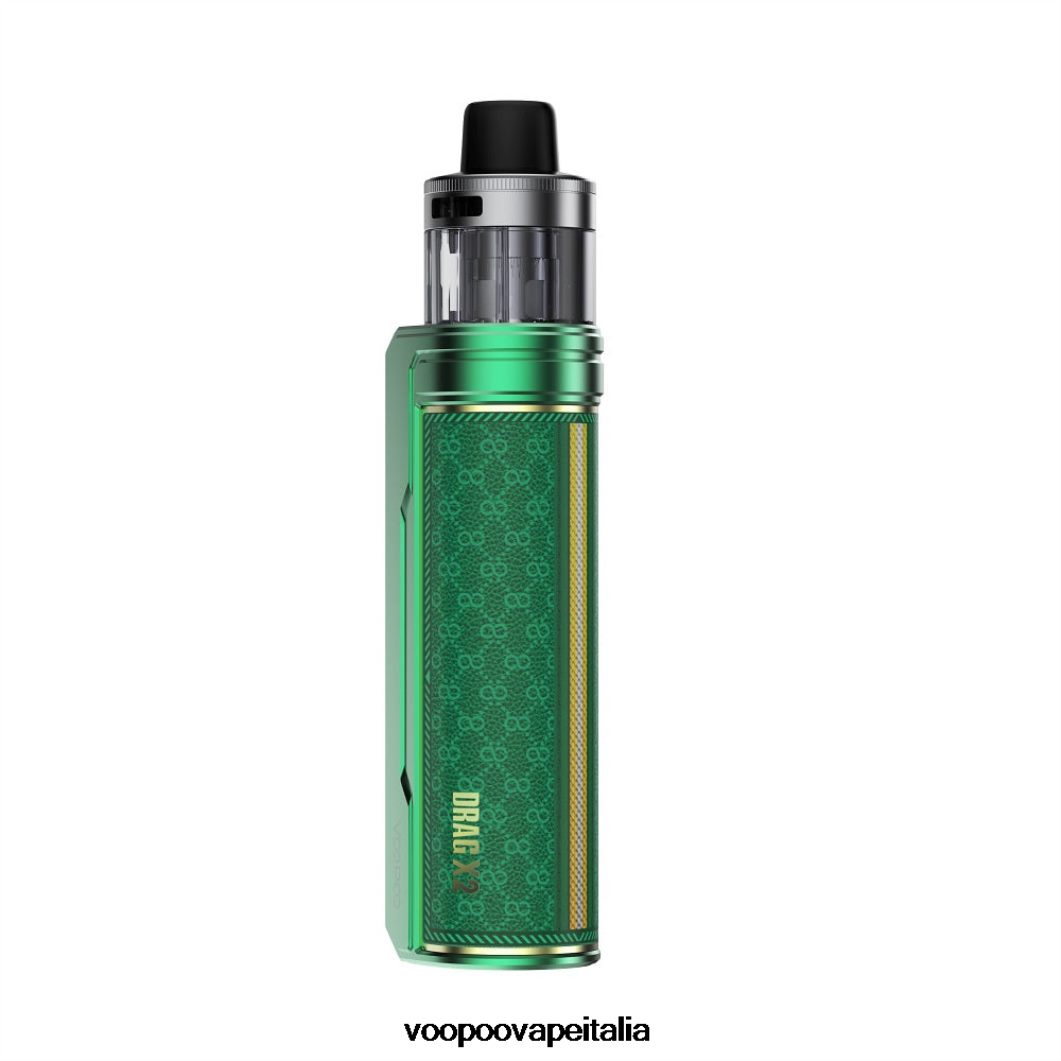 VOOPOO DRAG X2 capsula mod verde muschio 8V00HN236 - VOOPOO Sigaretta Elettronica Piccola