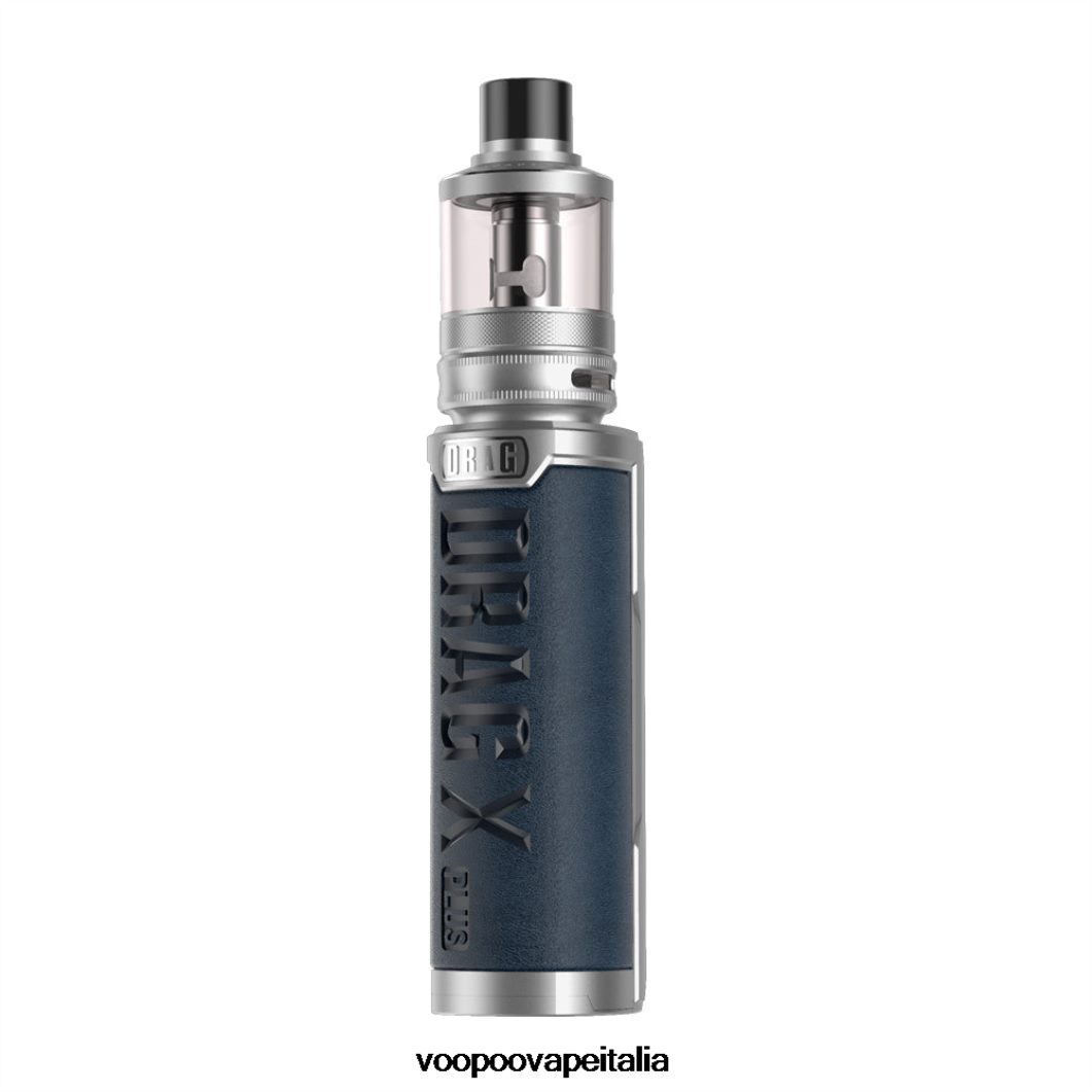 VOOPOO DRAG X PLUS edizione professionale argento+blu 8V00HN280 - VOOPOO Vape Italia