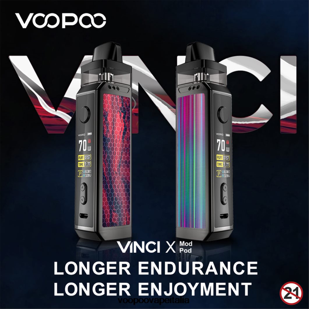VOOPOO VINCI X kit pod mod fibra di carbonio 8V00HN346 - VOOPOO Sigaretta Elettronica Piccola
